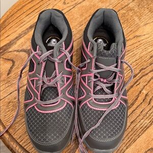 Brahma Gray/Pink Lace Up Work‎ Shoes Steel Toes Women’s Size 10 Workcore